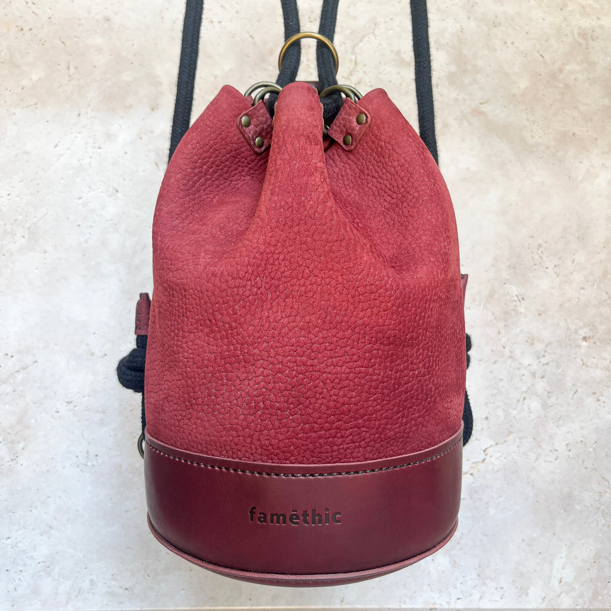 Sac à dos Camélée de la collection Terre Humaine vu de face