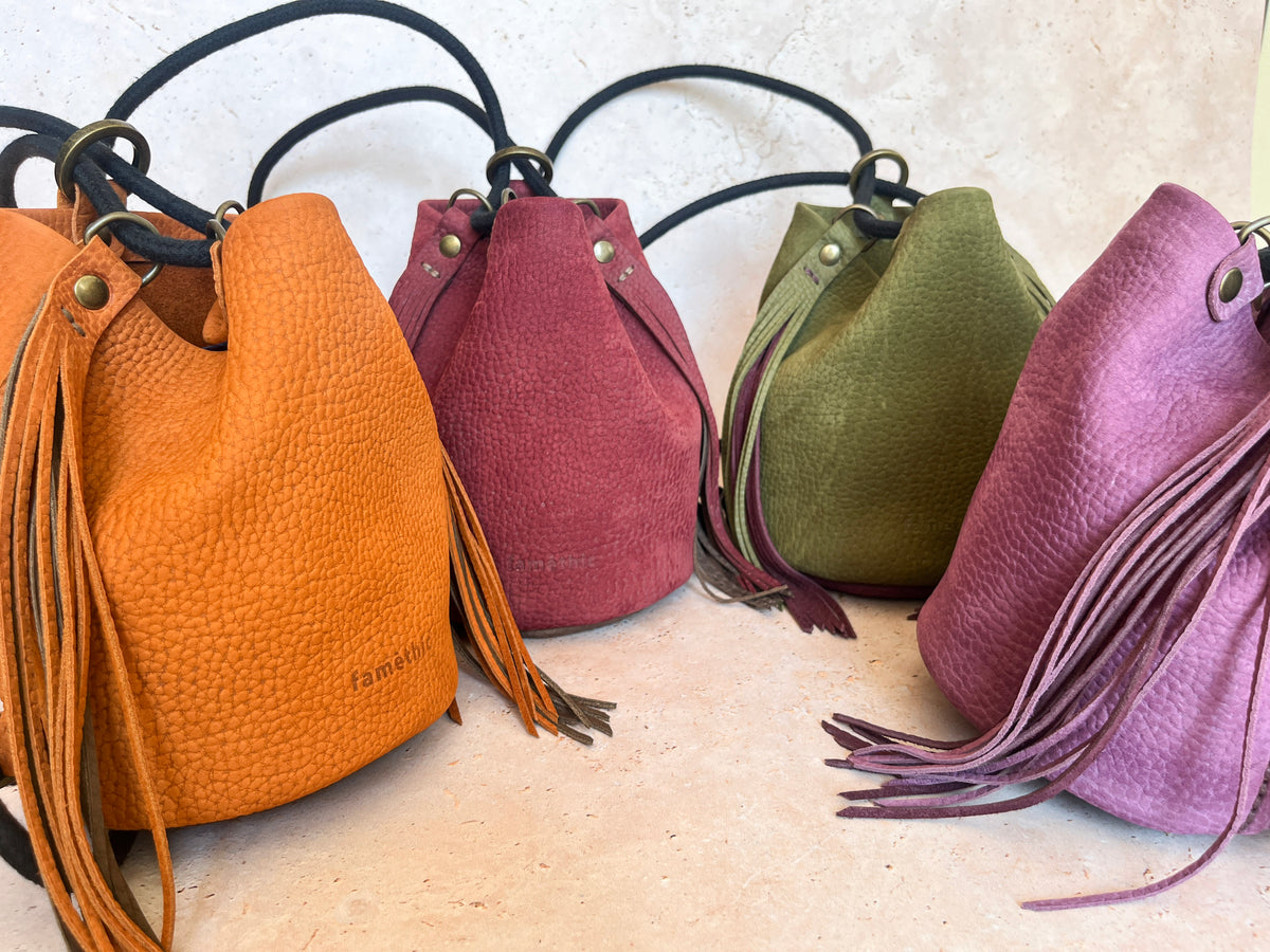 Différentes déclinaisons du Mini Camélée de la collection Terre Humaine